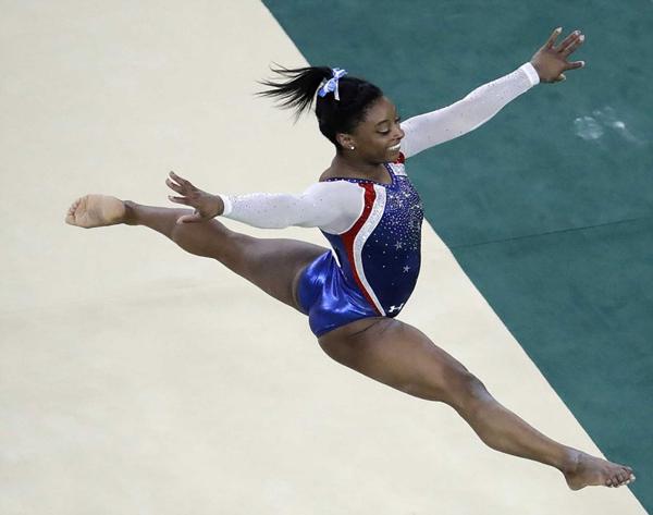 Simone Biales, la joven gimnasta de 19 años fue la gran protagonista de Río 2016 (AP)