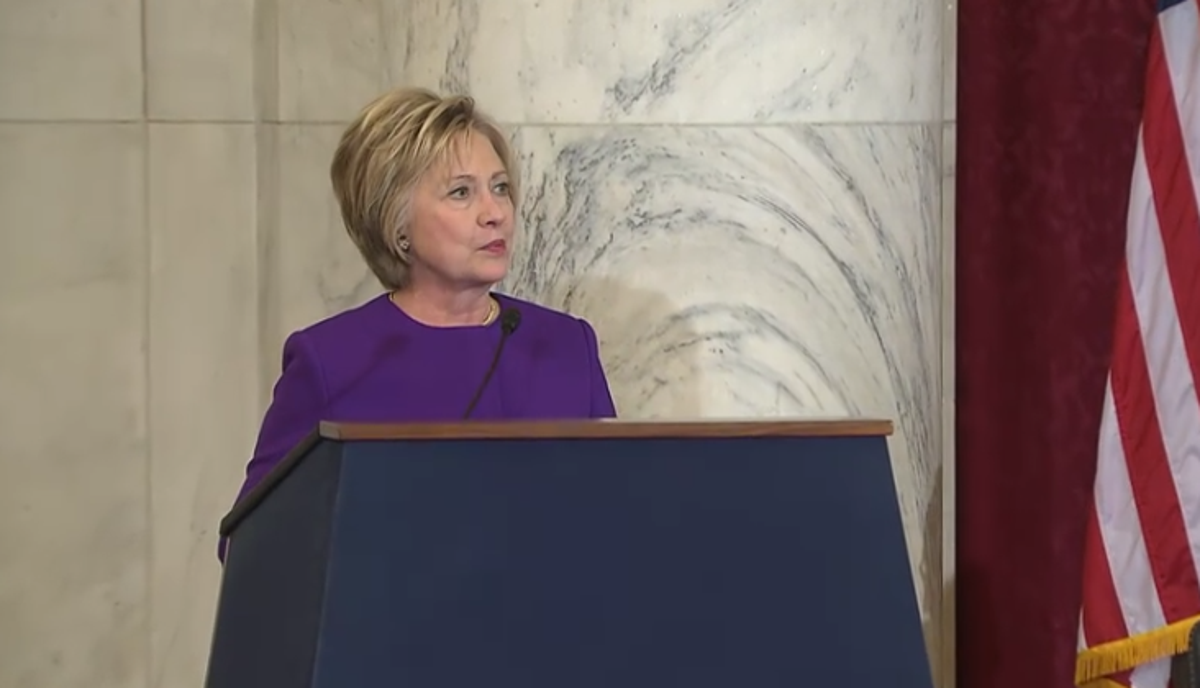 Hillary Clinton, una de las referentes del 2016, fue la primera candidata a postularse para la presidencia del 2016 (MSNBC)