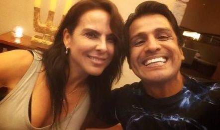 Gerardo Zamora posted a photo of his first meeting with Kate del Castillo. (Photo: Instagram)