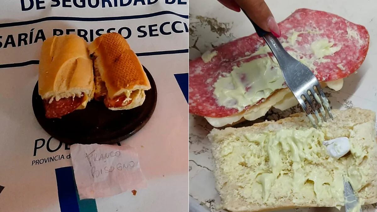 Berisso: le llevó un sándwich de salame relleno de cocaína a un amigo preso por robo y terminó detenido