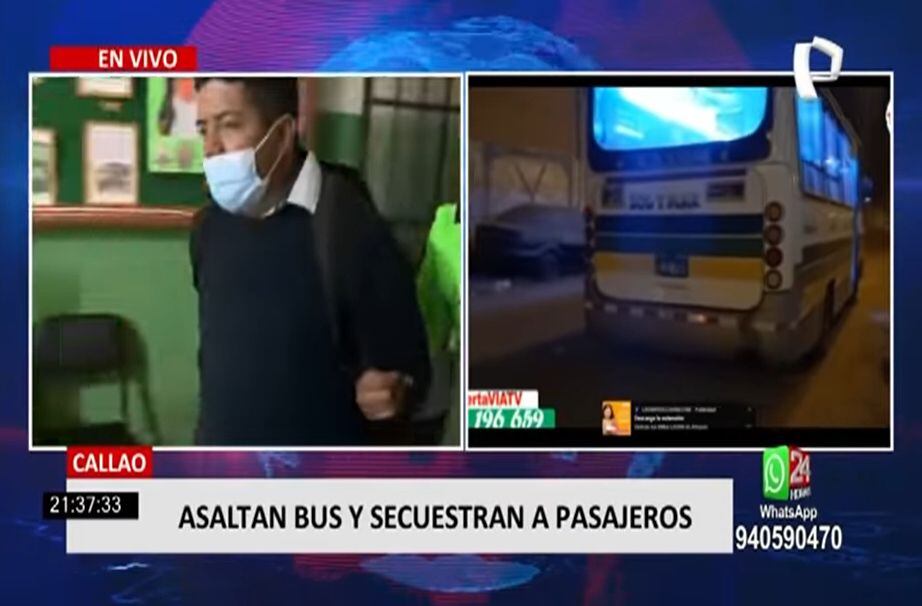 Delincuentes secuestran y asaltan a 40 pasajeros de ómnibus en el