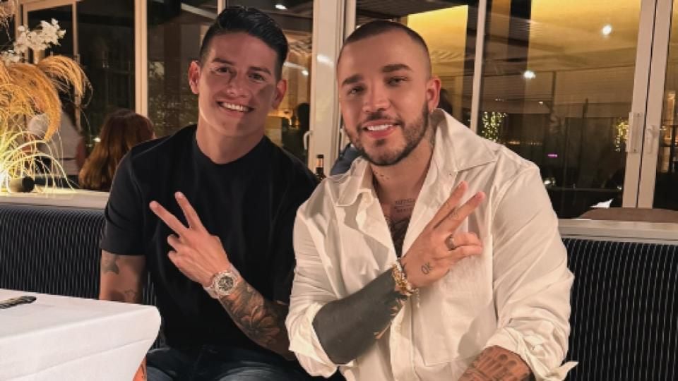 Jessi Uribe se reencontró con James Rodríguez en España: “Una chimba de cena con el monstruo”