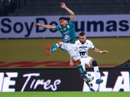 León se convirtió en dueño del balón, mientras Poomas aguantó los ataques (Foto: Twitter / uma Pumaas MX)