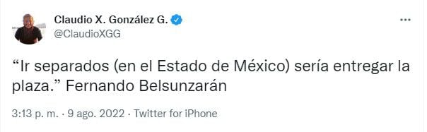 AMLO criticó esta publicación del empresario (Foto: Twitter)