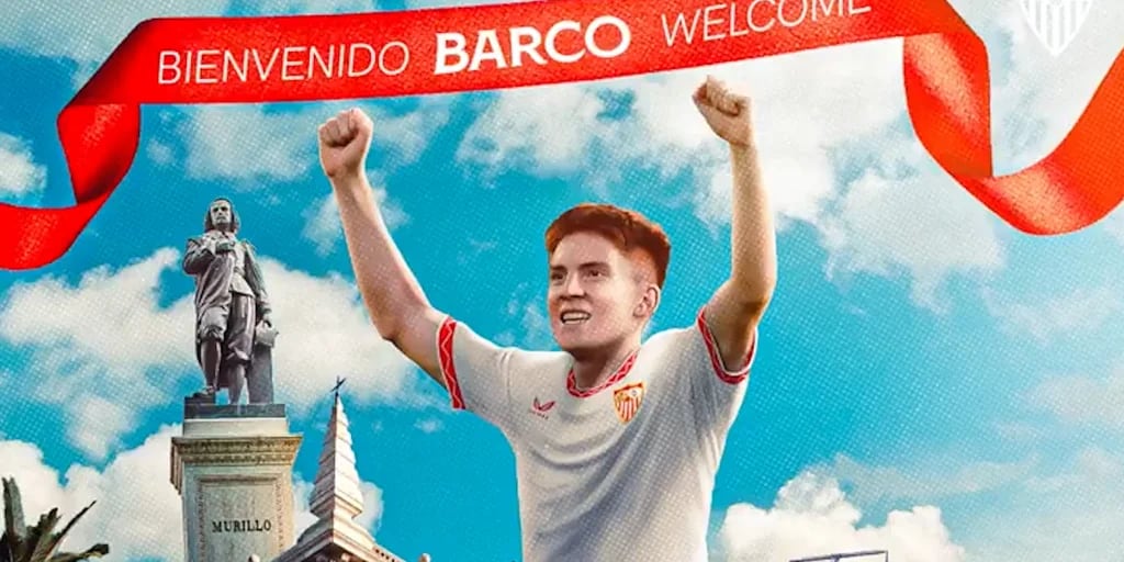 Con el recuerdo de Maradona y un guiño a Bilardo, Sevilla presentó a Valentín Barco como nuevo refuerzo