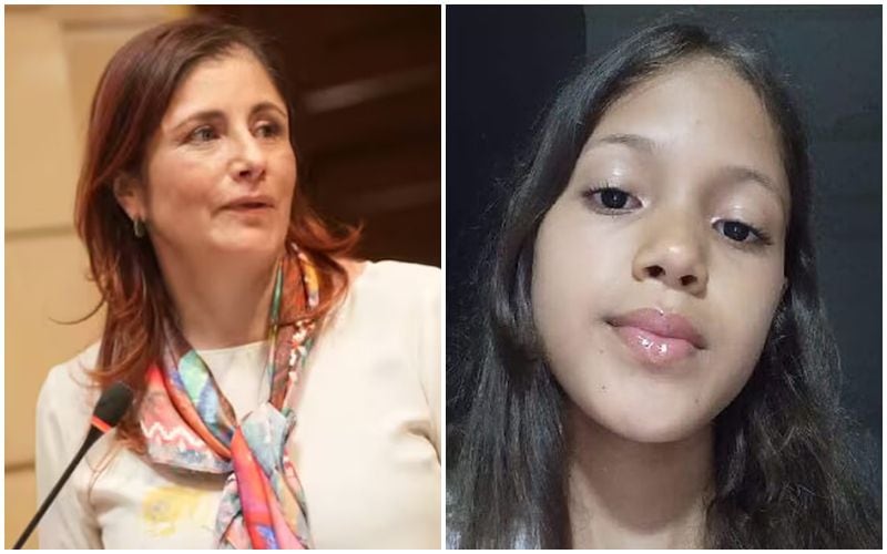 La defensora del Pueblo, Iris Marín, no ocultó su tristeza por el crimen cometido contra la niña Sofía Delgado en Candelaria (Valle del Cauca) - crédito Colprensa - Infobae Colombia