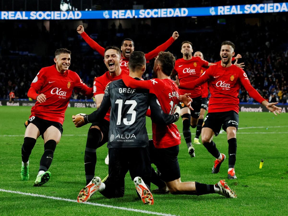 Mallorca, de Javier Aguirre, venció a la Real Sociedad y es finalista de la  Copa del Rey
