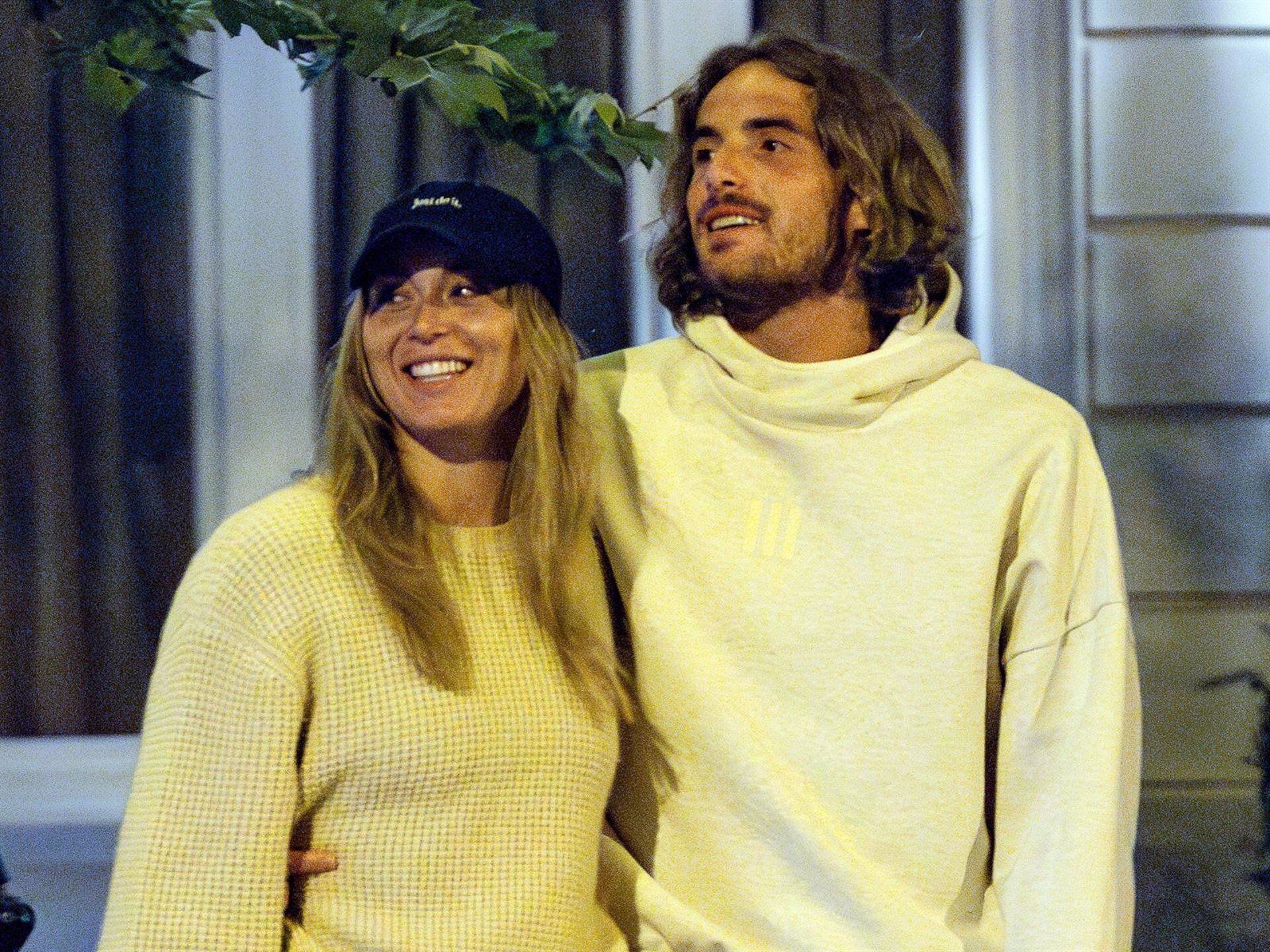 Paula Badosa y Stefanos Tsitsipas se reencontraron días antes de iniciar el Roland Garros  (Foto: EUROPA PRESS)
