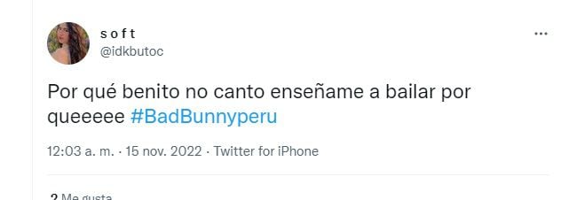 Seguidores reclaman a Benito por no cantar Enséñame a bailar en Perú.
