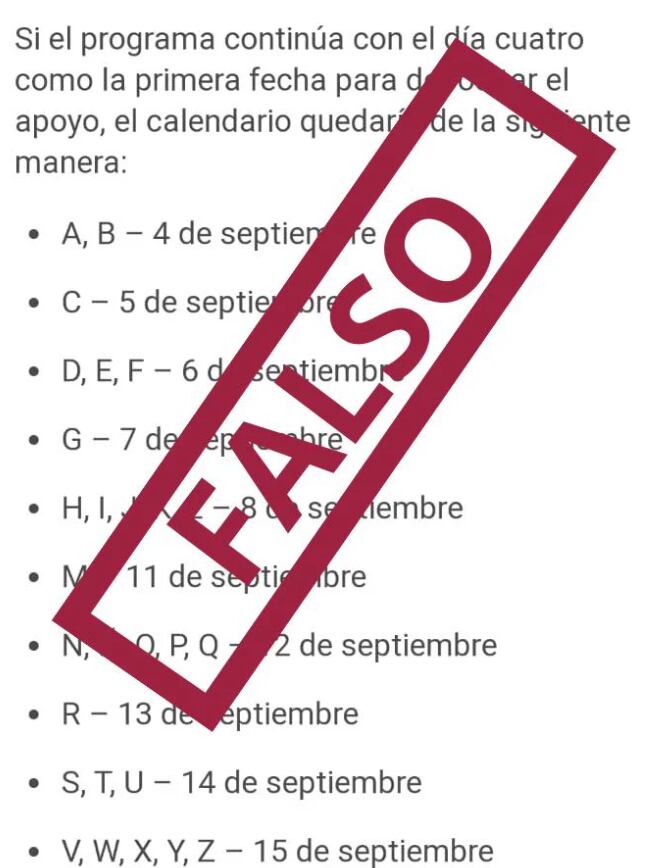 Calendario Falso De Pagos De La Pensión Bienestar ¿cuándo Publican Las