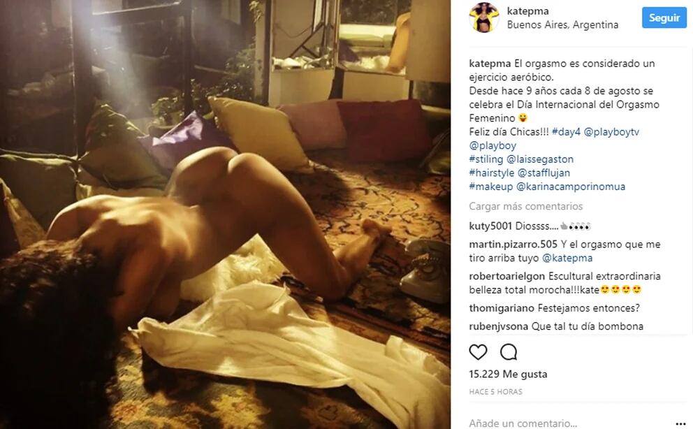 Kate Rodríguez Festejó El Día Internacional Del Orgasmo Femenino Con Un Desnudo Total Infobae 0901