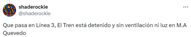 Estado en tiempo real del flujo de las diversas líneas del Metro de la CDMX.