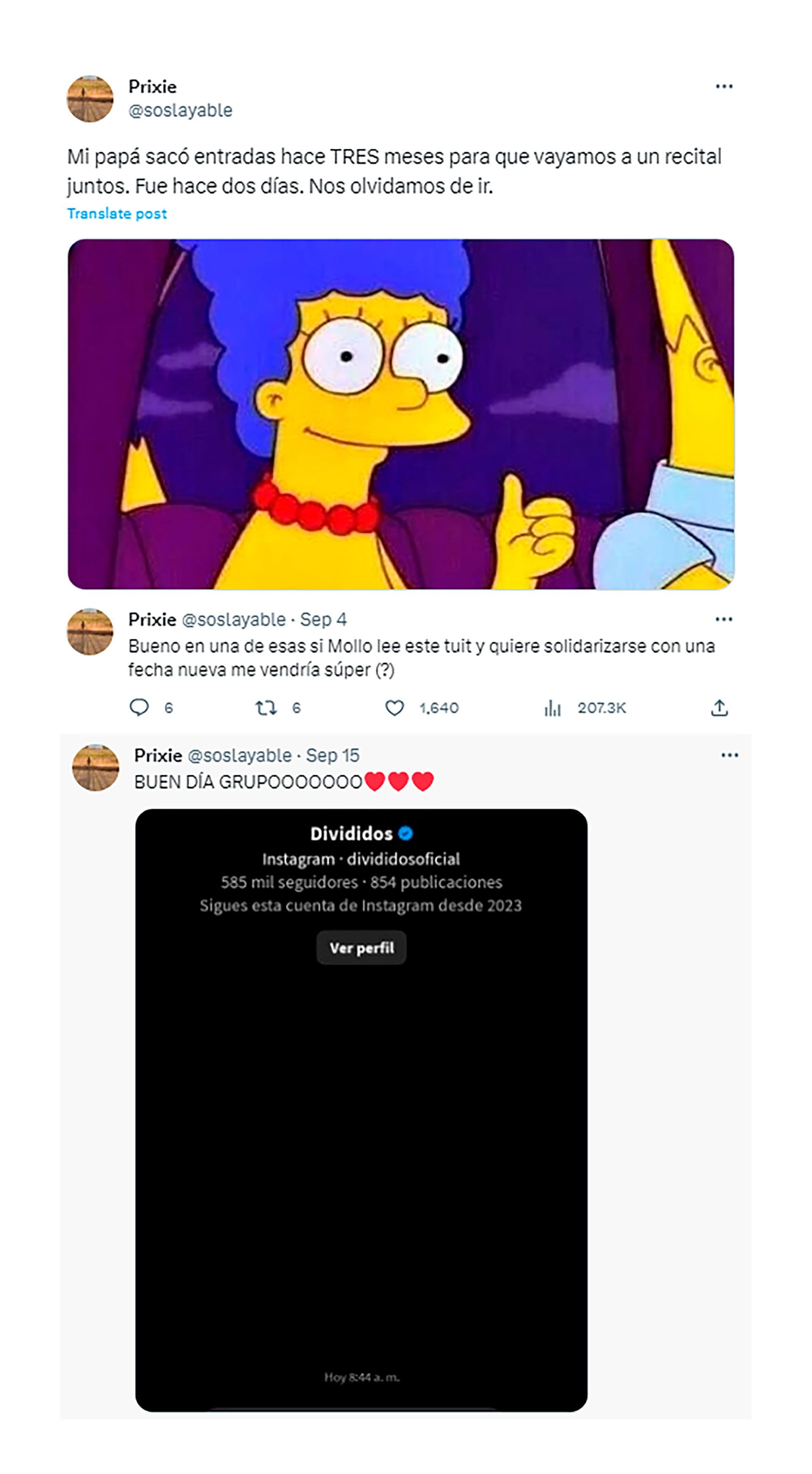 La historia de Priscila y su papá con final feliz (Captura Twitter)