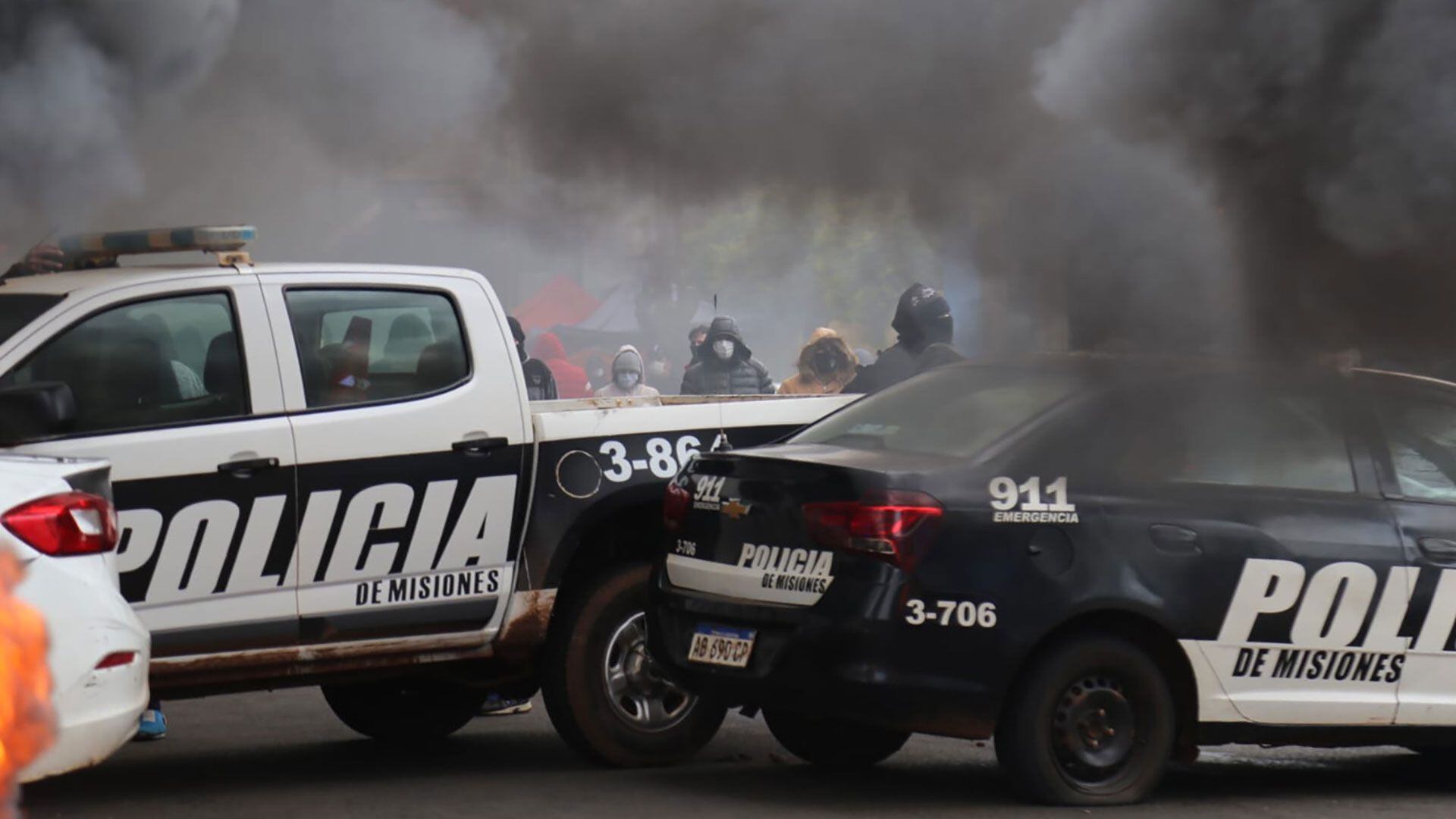 Protesta policial en Misiones