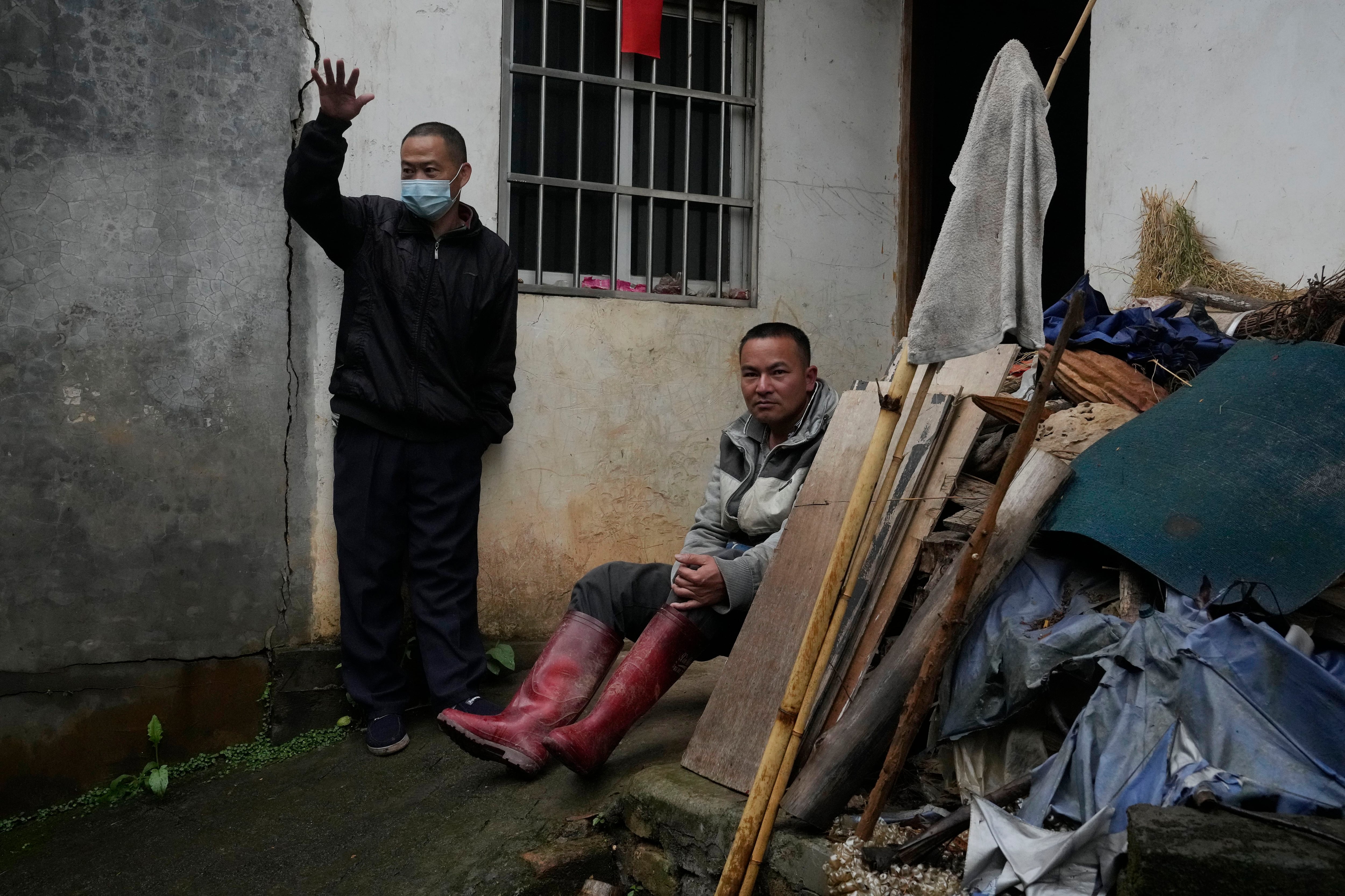 China Eastern plane wreckage