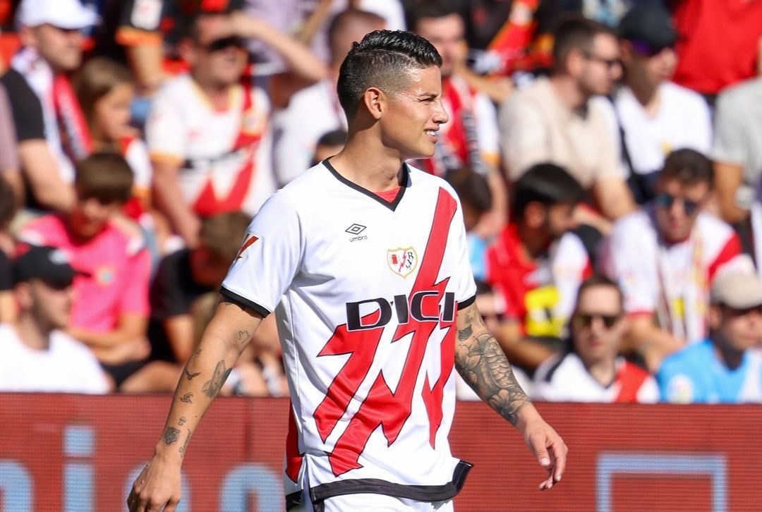 James Rodríguez sumó su primer partido como titular ante el Leganés - crédito @jamesrodriguez10/Instagram