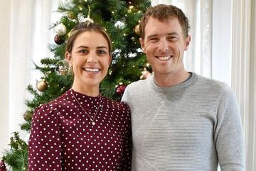 Rohan Dennis (33) junto a su esposa Melissa Hoskins (32).