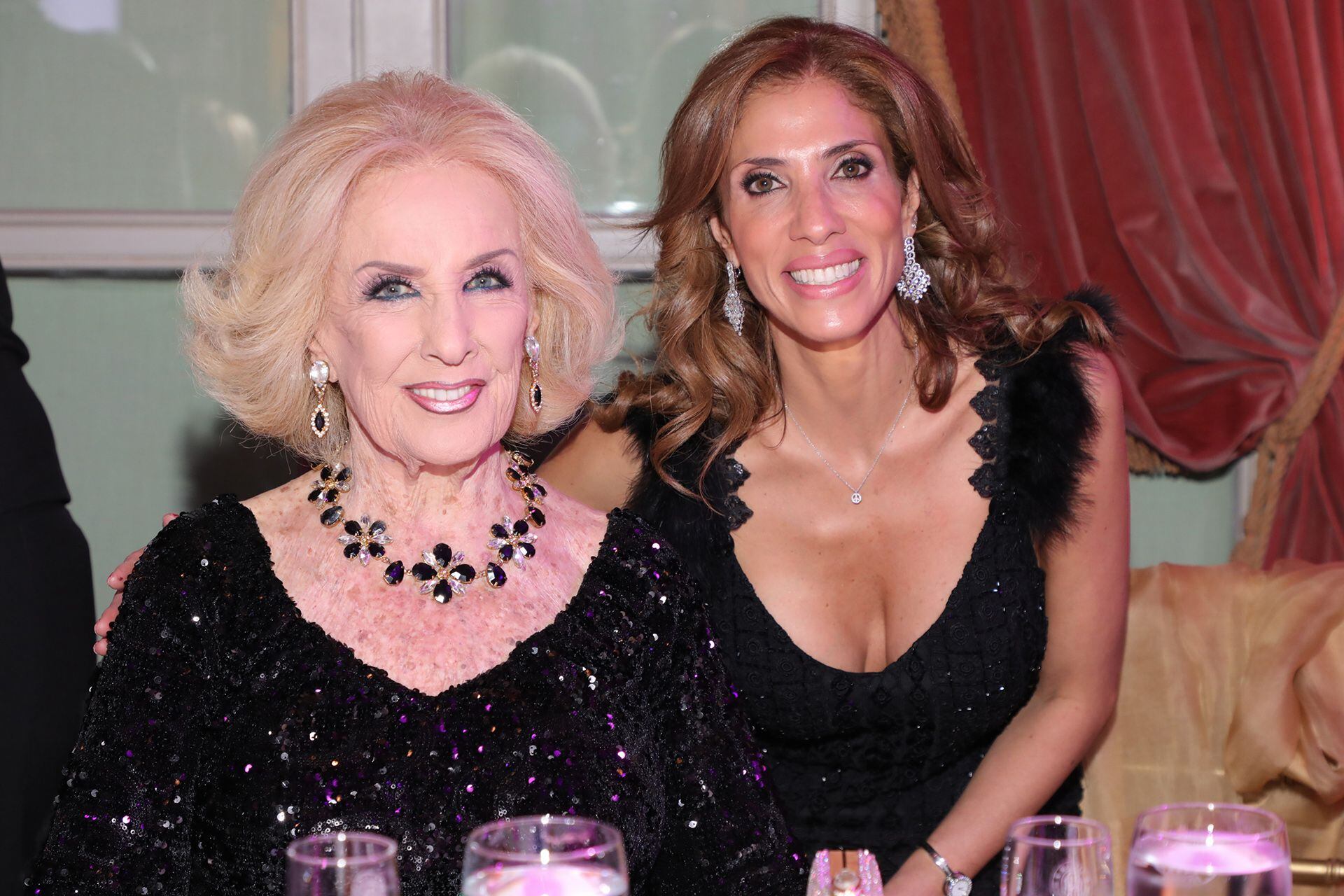 Mirtha Legrand y la ex gobernadora de Santiago del Estero, Claudia Zamora