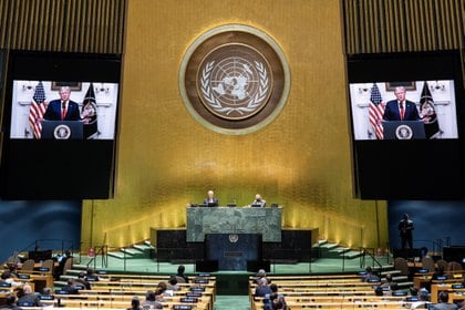 The 75th UN General Assembly was held virtually due to restrictions imposed by the new coronavirus pandemic.