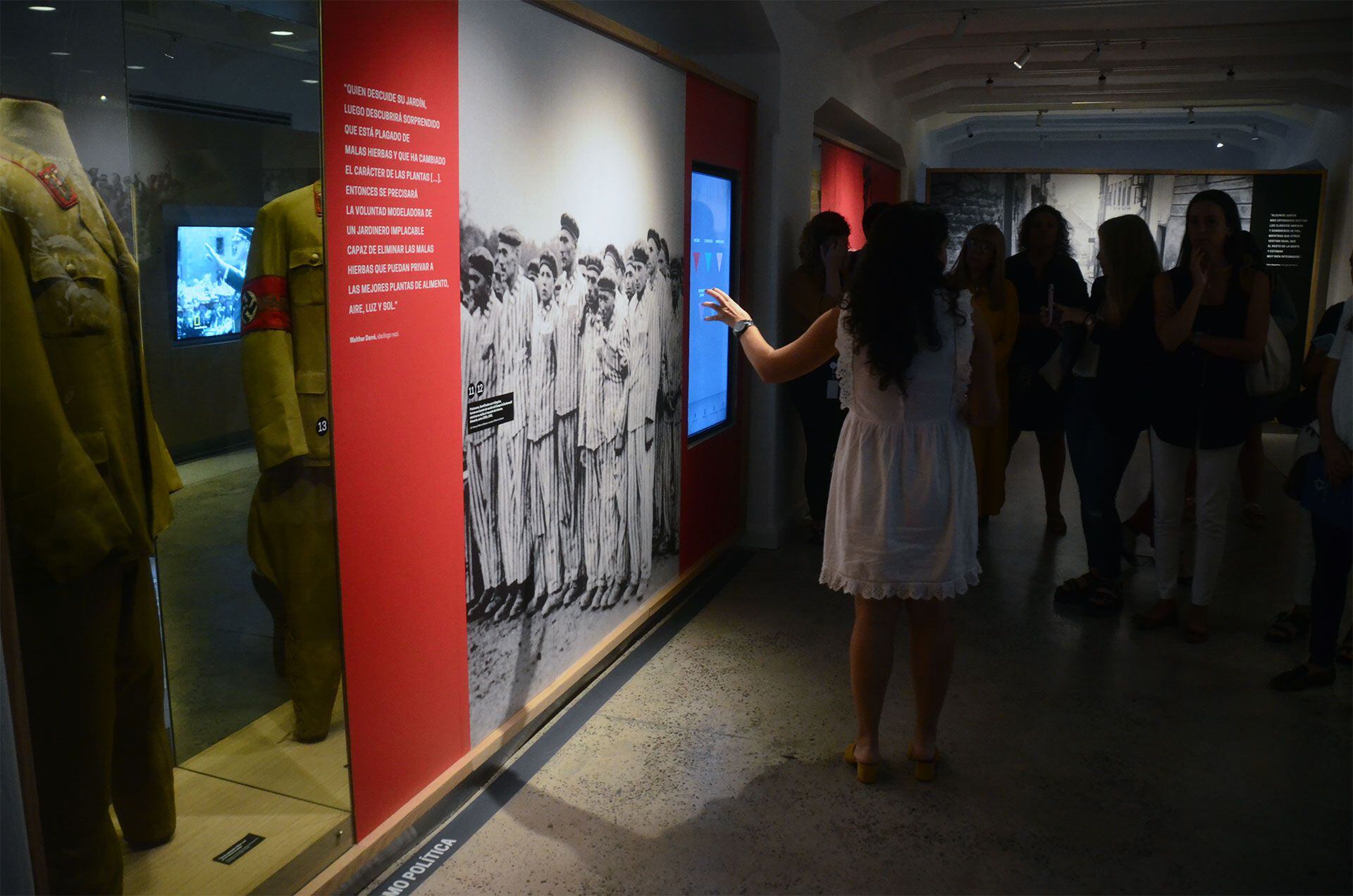 Una sala del Museo del Holocausto de Buenos Aires (Foto: Matias Arbotto)