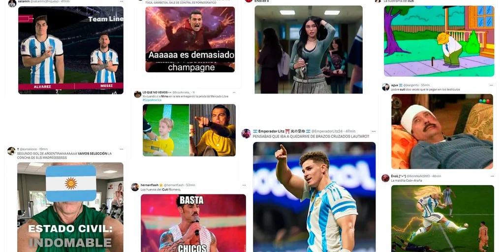 Estallaron los memes tras el triunfo de Argentina ante Canadá por la Copa América: Julián Álvarez, Lionel Messi y la aparición de Mirko