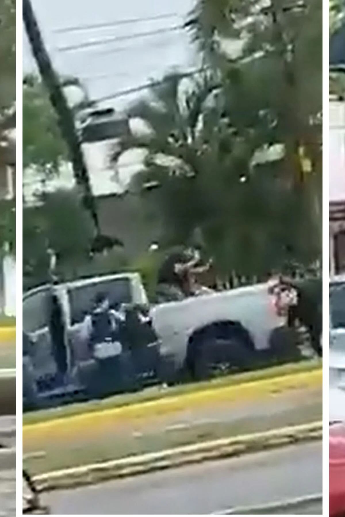 El momento en que sicarios del CJNG secuestran a un hombre a plena