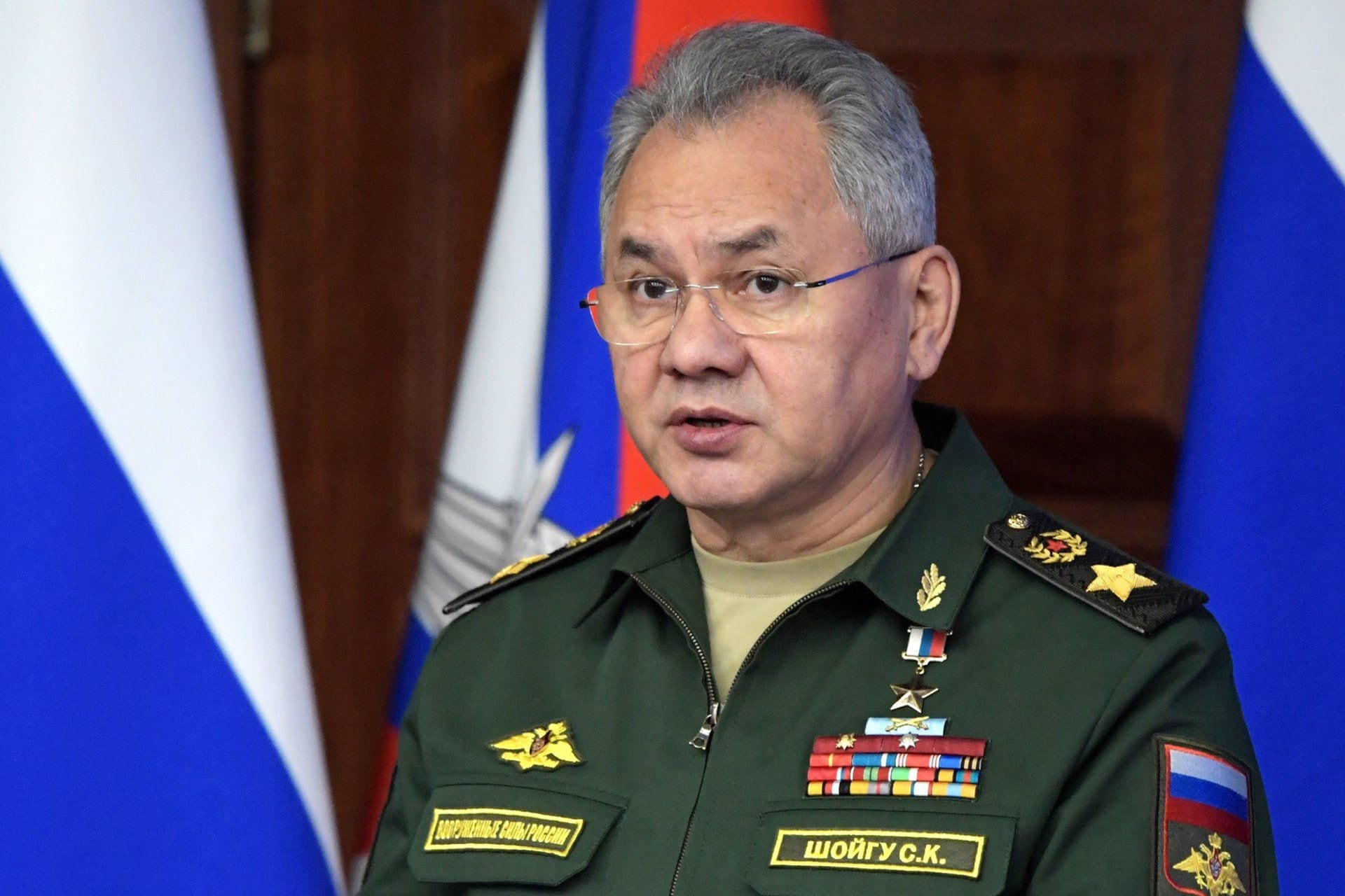 21/12/2021 El exministro de Defensa de Rusia Sergei Shoigu POLITICA INTERNACIONAL -/Kremlin/dpa 