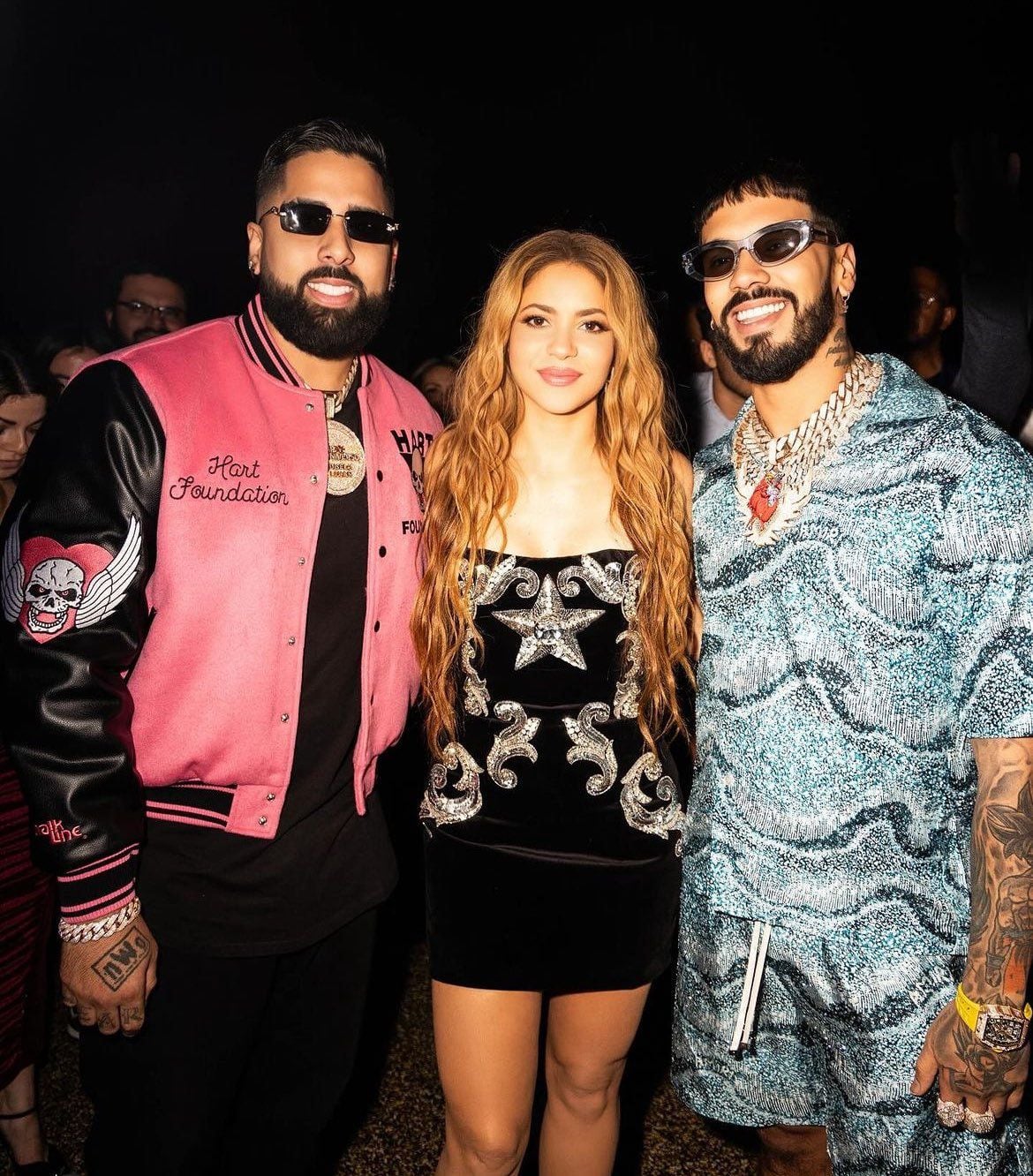 Anuel AA estuvo en el lanzamiento del nuevo álbum de Shakira y estallaron los comentarios en las redes - Infobae