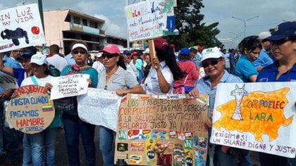 Protesta por agua, gas y electricidad