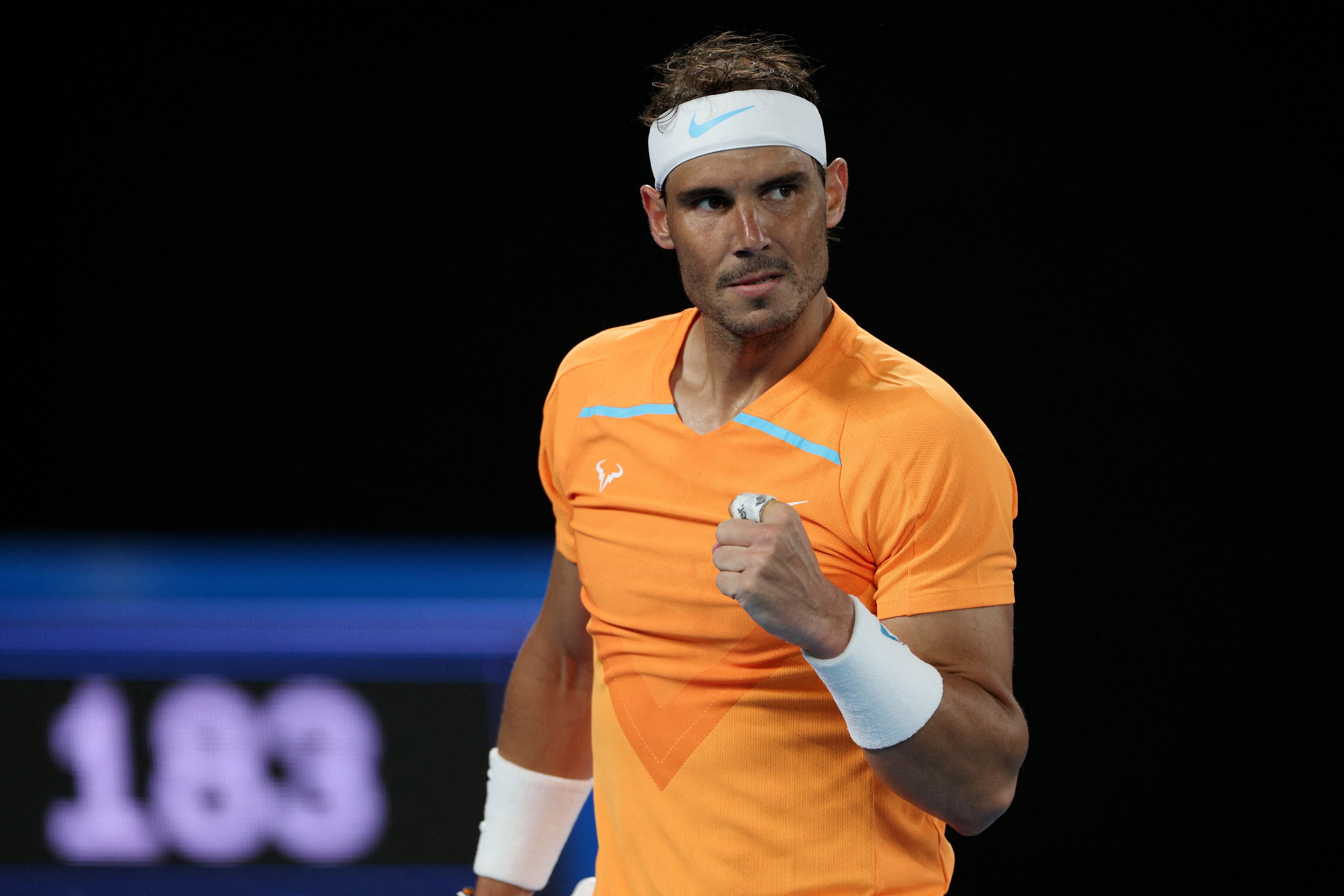 Nadal en su último partido en Australia (REUTERS/Loren Elliott)