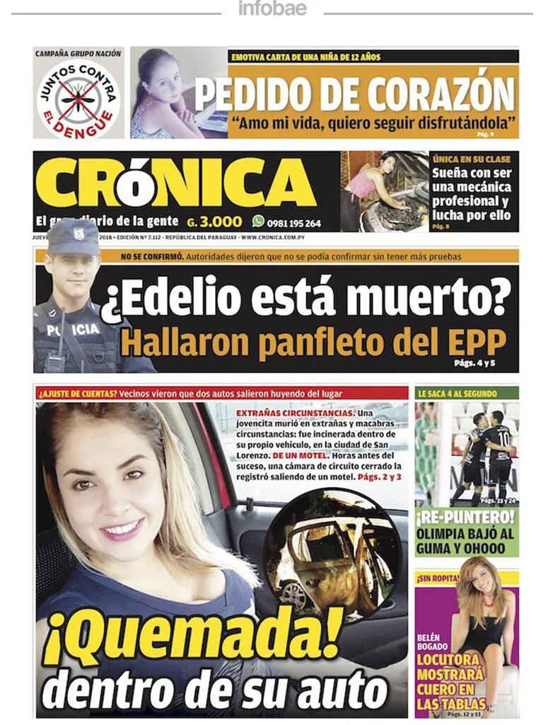 Crónica Paraguay 12 De Abril De 2018 Infobae 9552