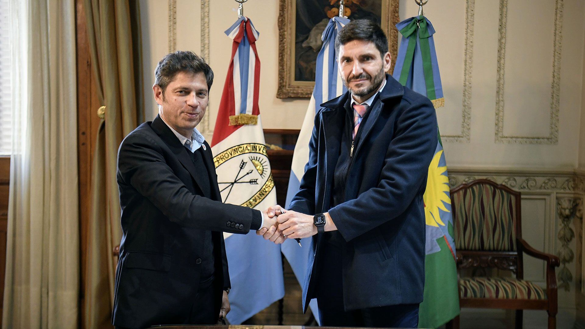 Axel Kicillof Maximiliano Pullaro