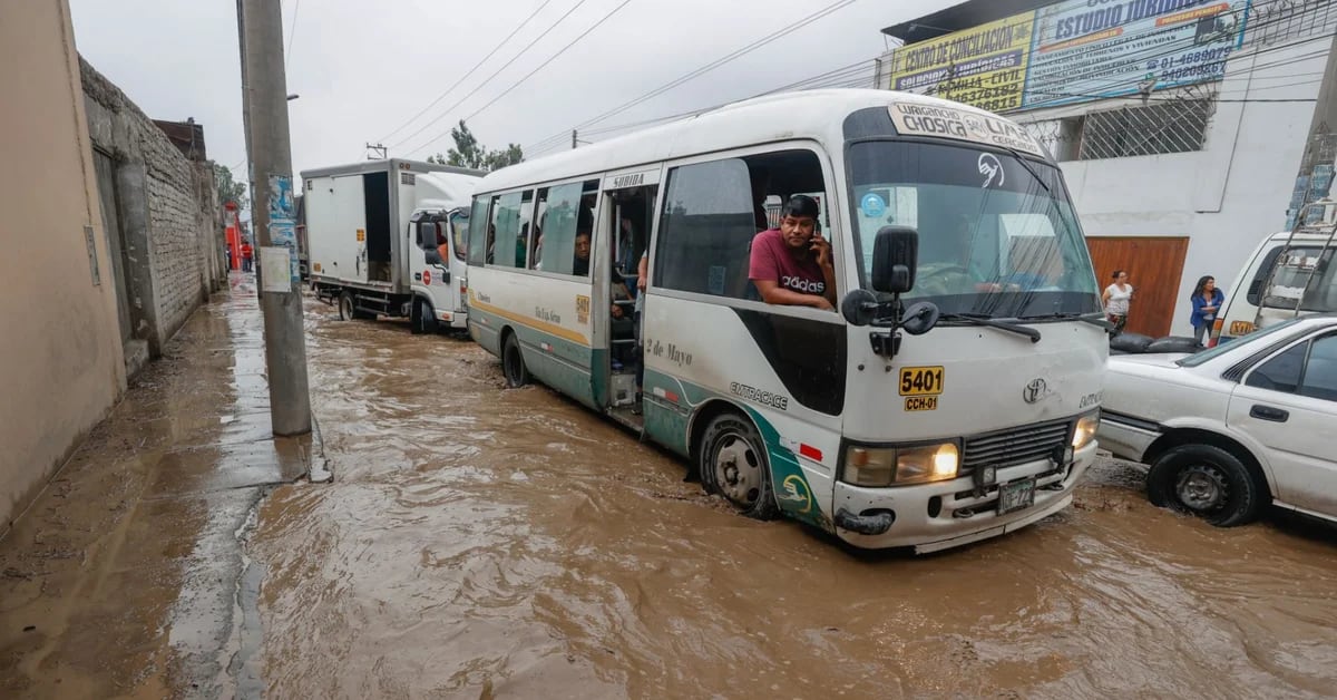 Roads blocked LIVE: road and traffic situation in Lima and the regions due to the rains caused by Cyclone Yaku