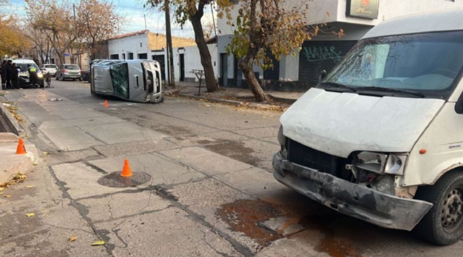 Un hombre chocó, admitió haber tomado vino pero se negó al control de alcoholemia (Ministerio de Seguridad de Mendoza)