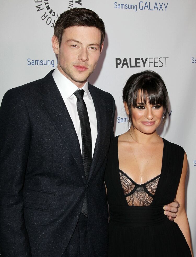 Lea Michele y Cory Monteith (Shutterstock)