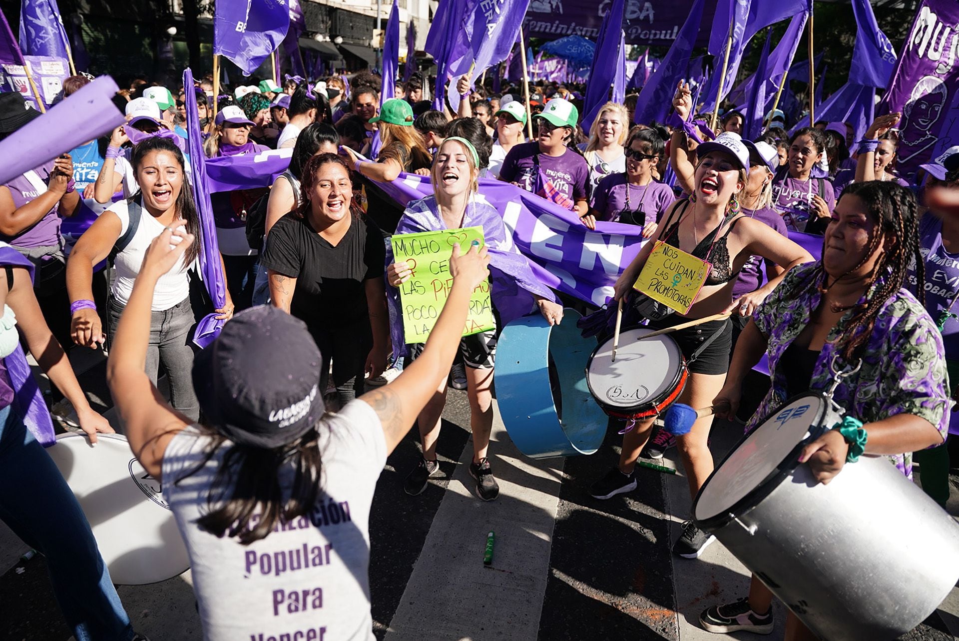 Marcha 8M Dia internacional de la mujer 2022