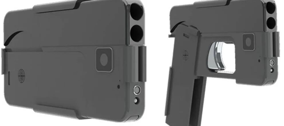 Funda con forma de pistola para iPhone 6 causa polémica