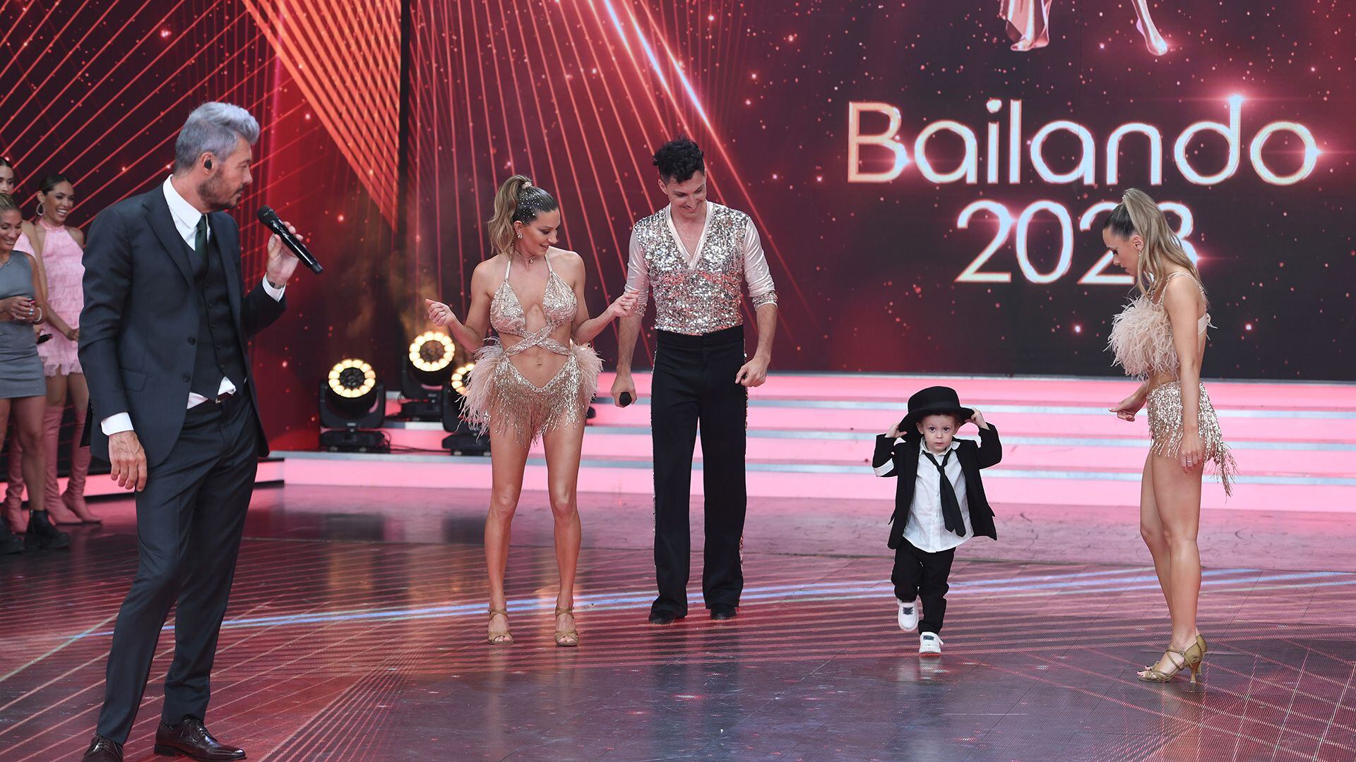 Hijo de Noelia Marzol en el Bailando