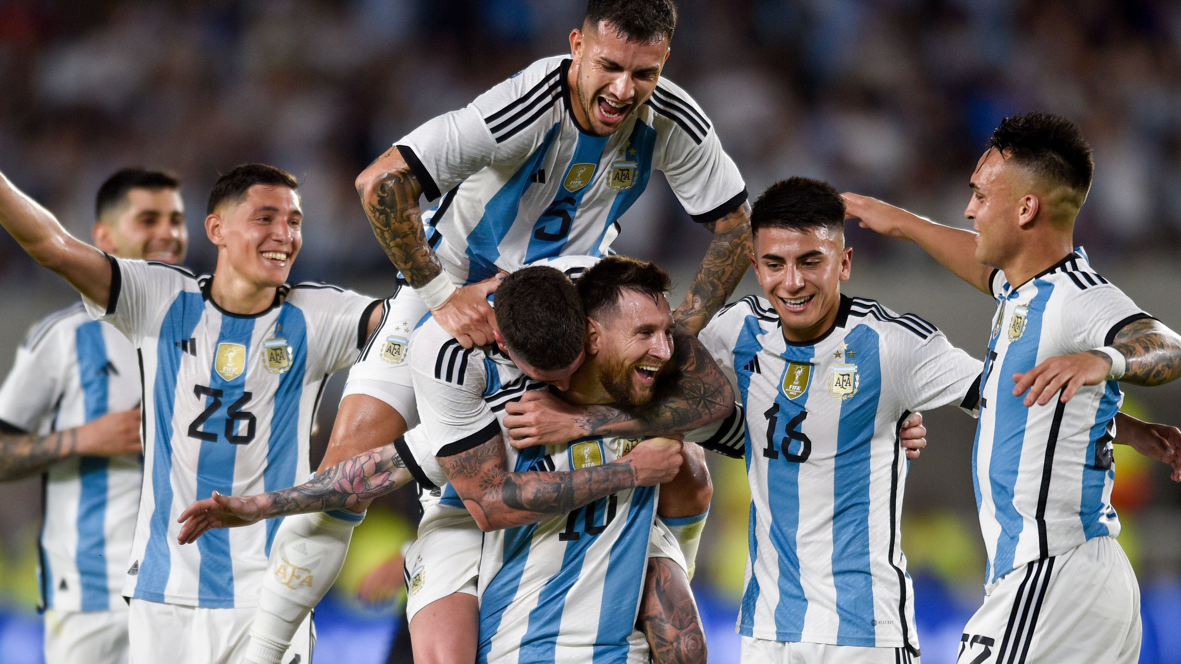 La selección argentina se prepara para la gira por Asia (AP Foto/Gustavo Garello)