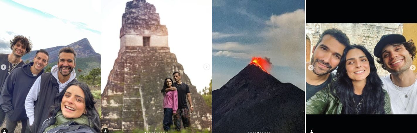 Así fue el viaje por Guatemala (Foto: Aislinn Derbez / Instagram)