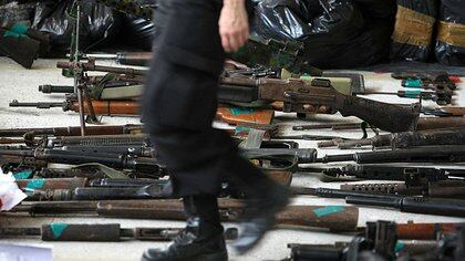 Más de 9 mil negocios de ventas de armas están en estados fronterizos de EEUU con México (Foto: EFE )