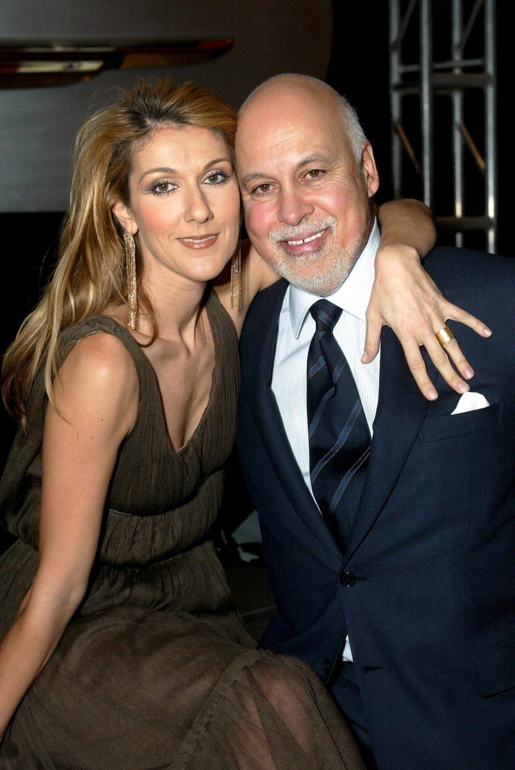 Celine Dion y Rene Angelil, quien murió a los 73 años tras una larga contra el cáncer (The Grosby Group)