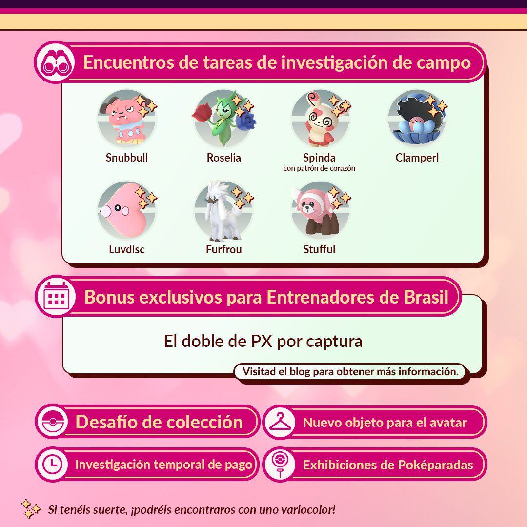 En las investigaciones de campo, se podrán encontrar diversos Pokémon. (Pokémon)