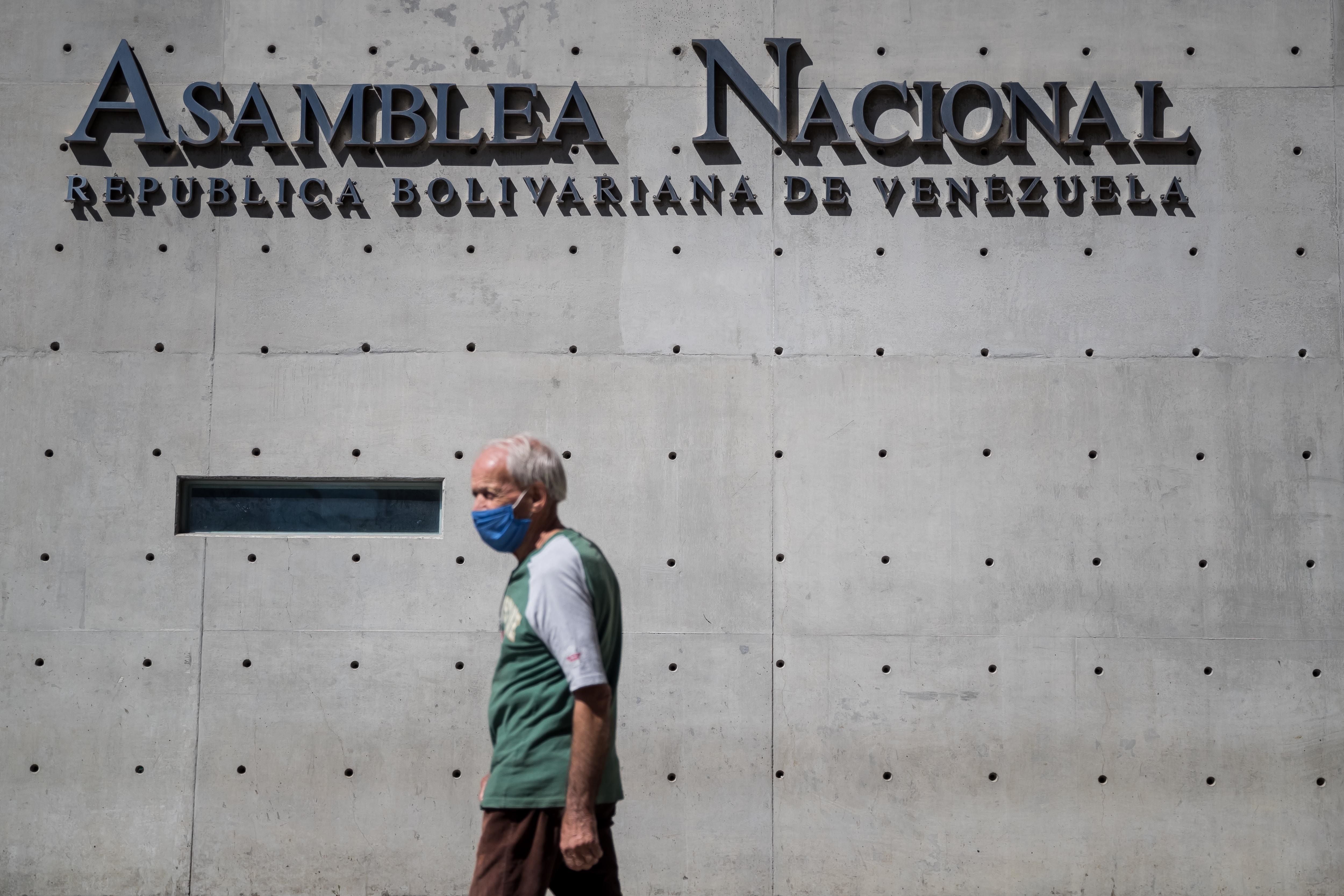 Vista externa del edificio administrativo de la Asamblea Nacional en Caracas, en una fotografía de archivo. EFE/MIGUEL GUTIÉRREZ
