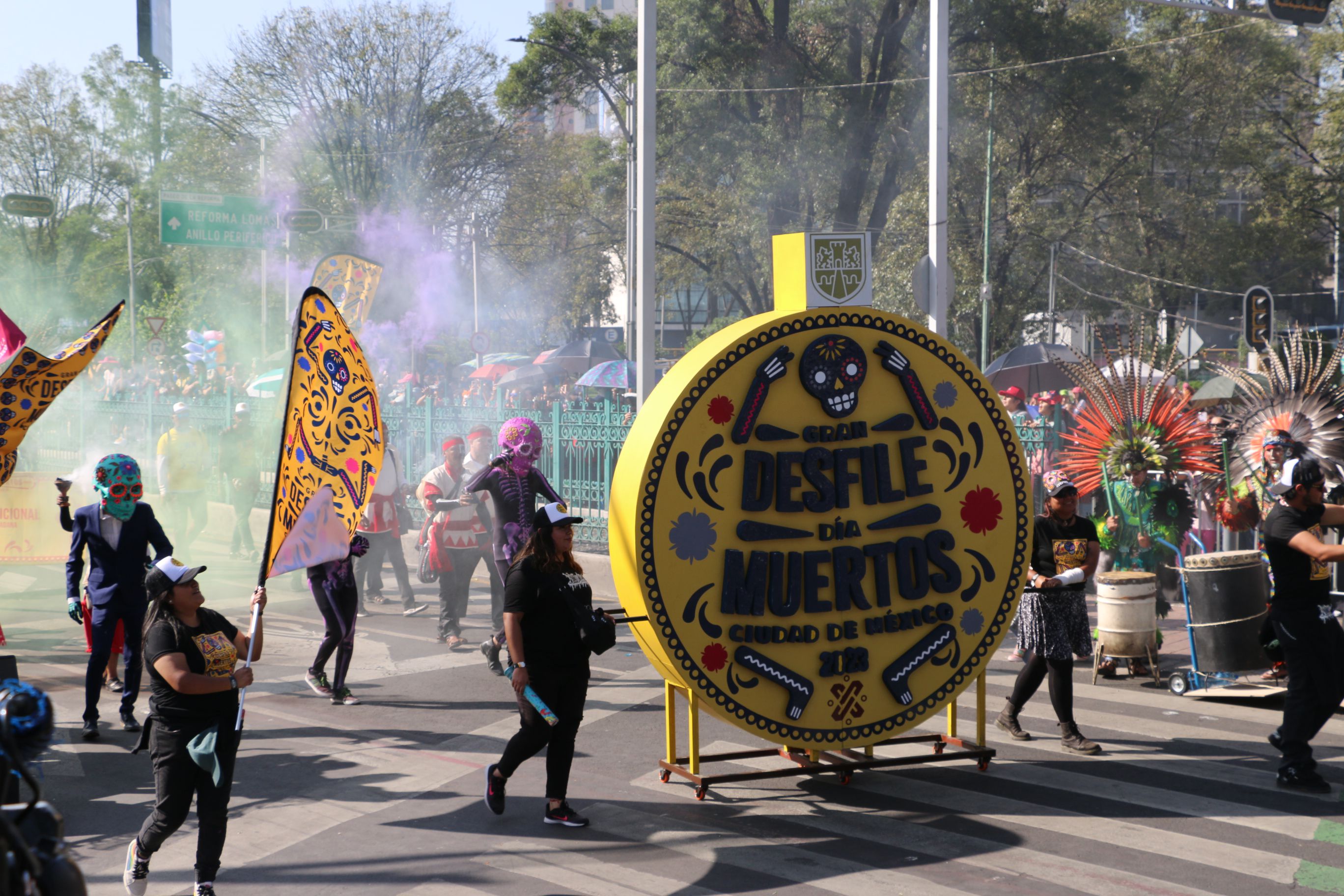 Desde el año 2016 se realiza el Desfile de Día de Muertos en la Ciudad de México (Foto: Joel Cano / Infobae México)