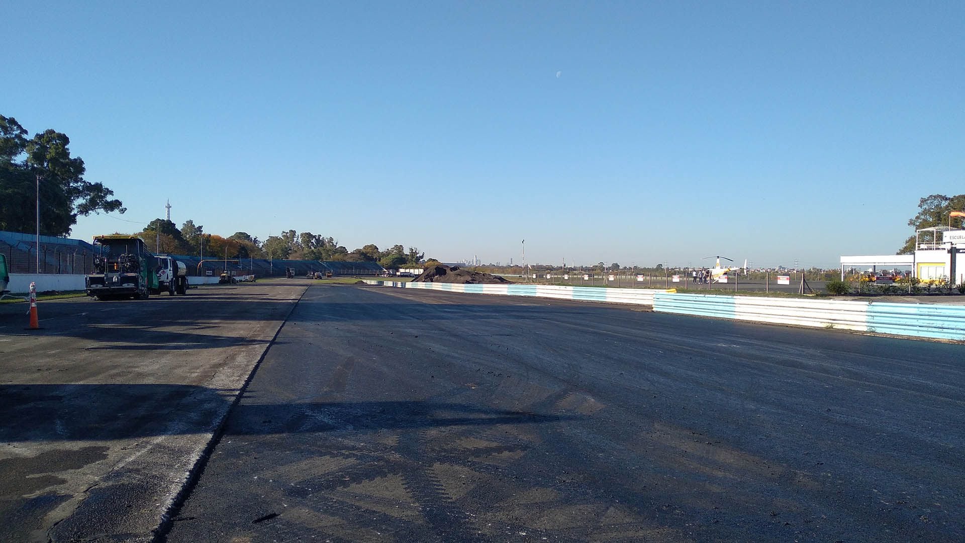 Obras en el Autódromo de Buenos Aires