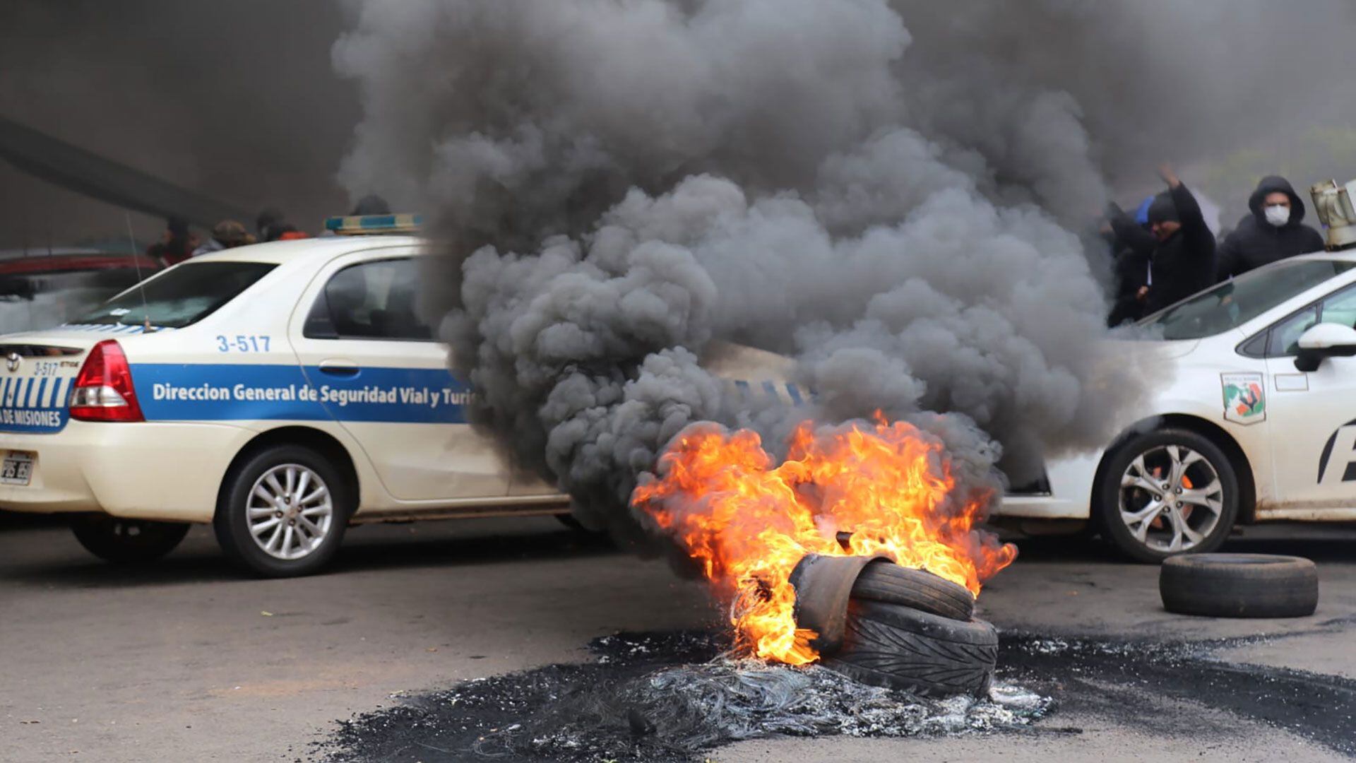 Protesta policial en Misiones