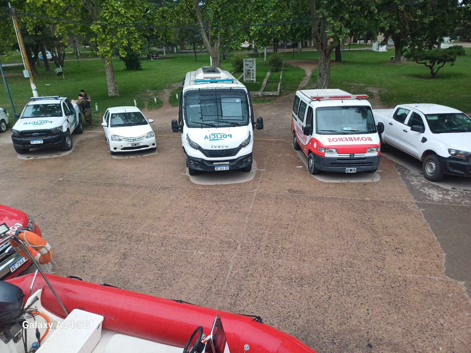 Autoridades policiales de la ciudad de Salto llevaron a cabo una intensa búsqueda