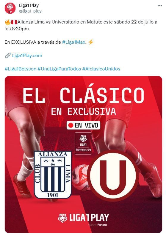 Canal Exclusivo De Alianza Lima Vs Universitario Clásico Del Fútbol