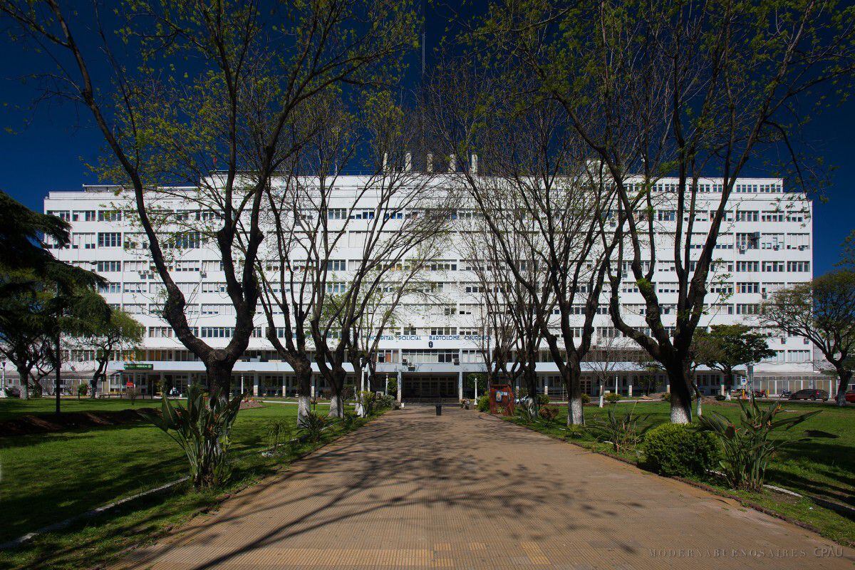 El Hospital Churruca, donde se encuentra internada la menor herida (Alejandro Goldemberg)